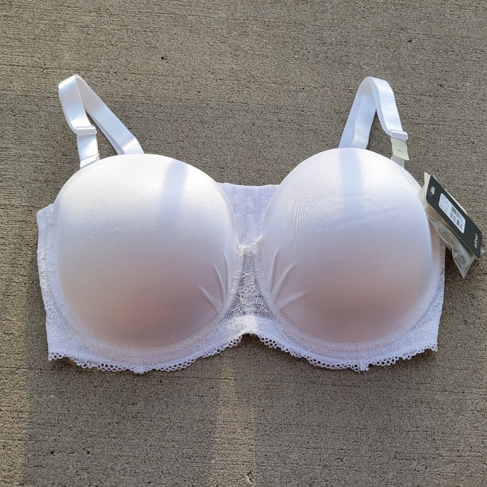 Interchangeable White Bra (different straps)